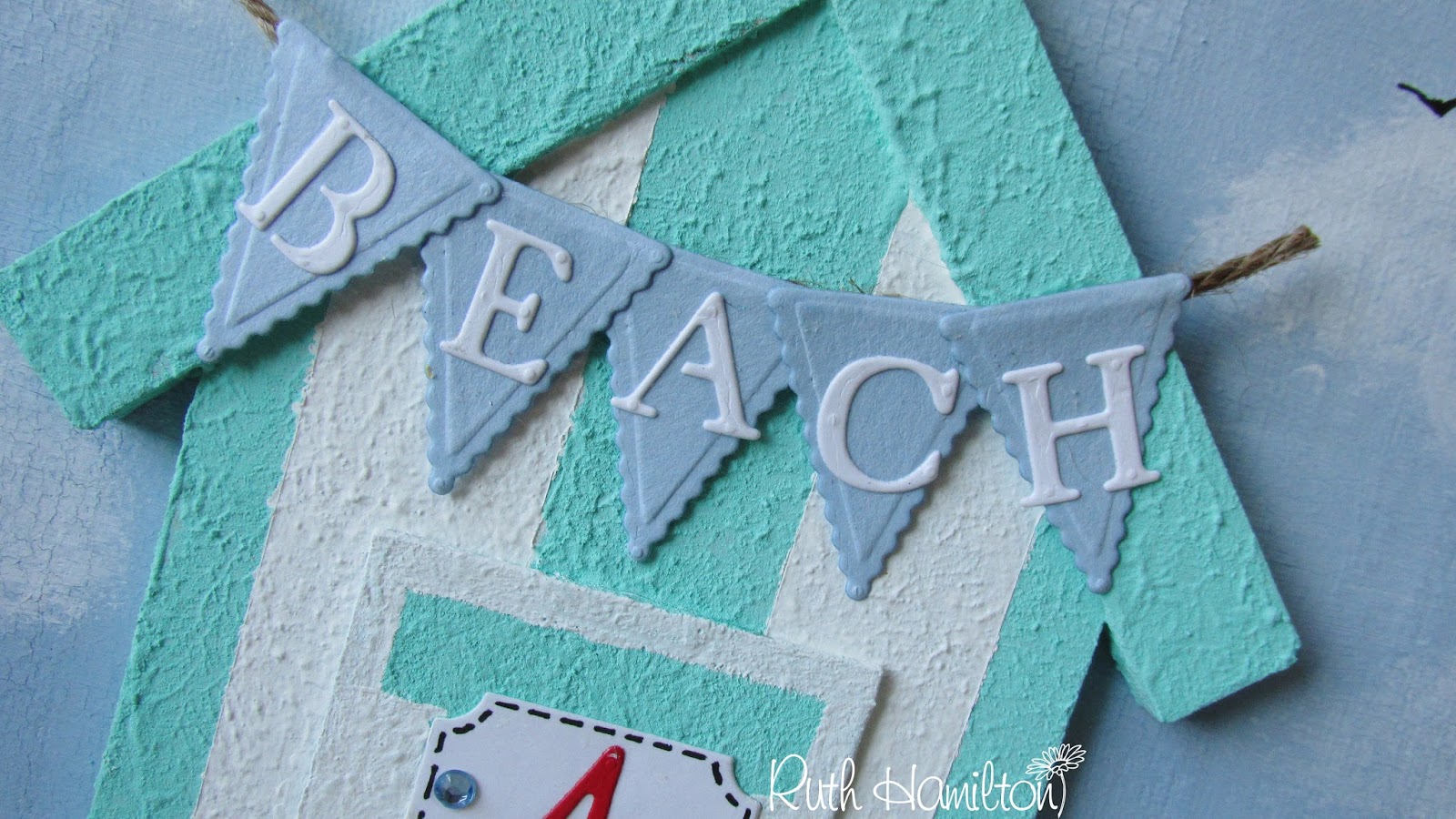 A Passion For Cards: Folk Art Coastal Texture Paint from Plaid