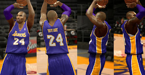 NBA 2k14 All LA Lakers Jersey Patch Pack