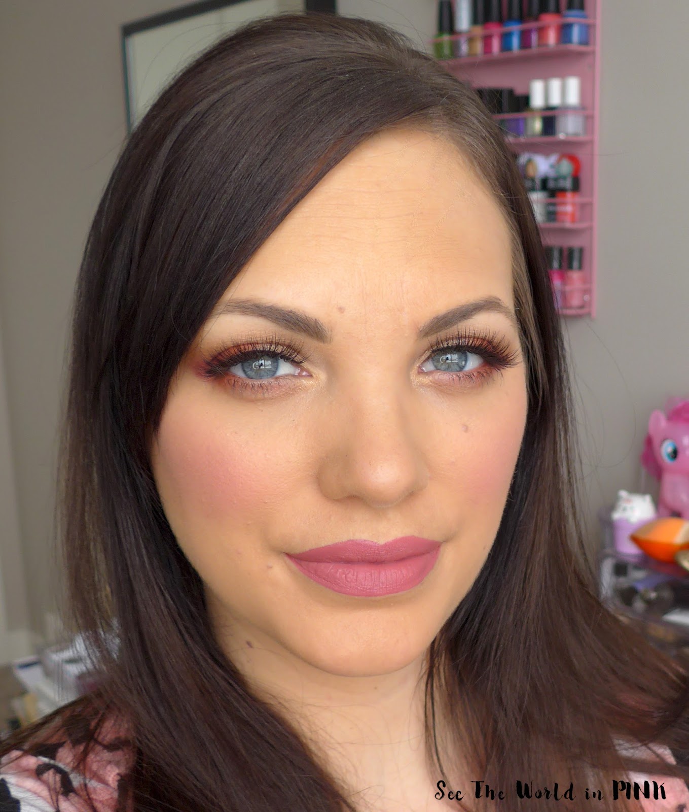Pixi by Petra Beauty - Mattelast Liquid Lipstick in Really Rose Try-on and Review