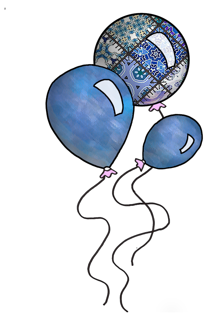 clip art blue balloons - photo #48