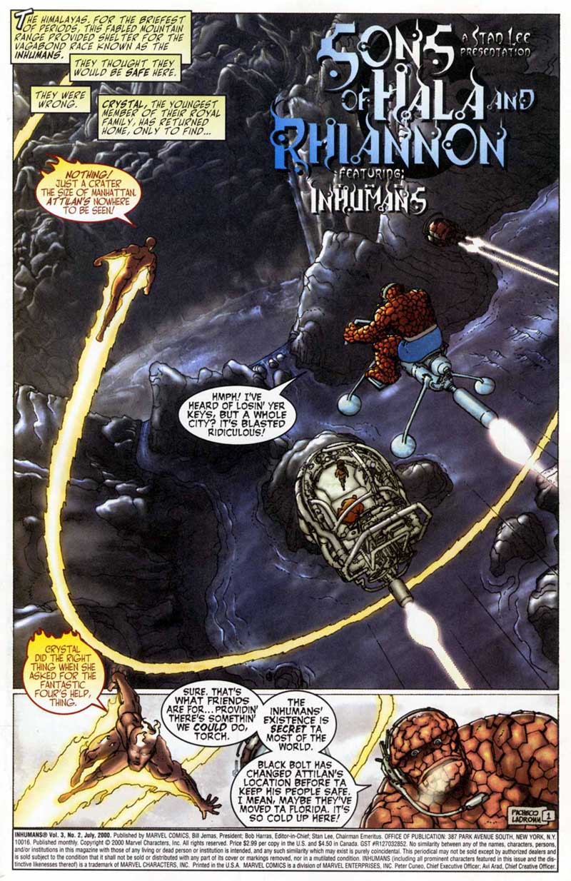Read online Inhumans (2000) comic -  Issue #2 - 2