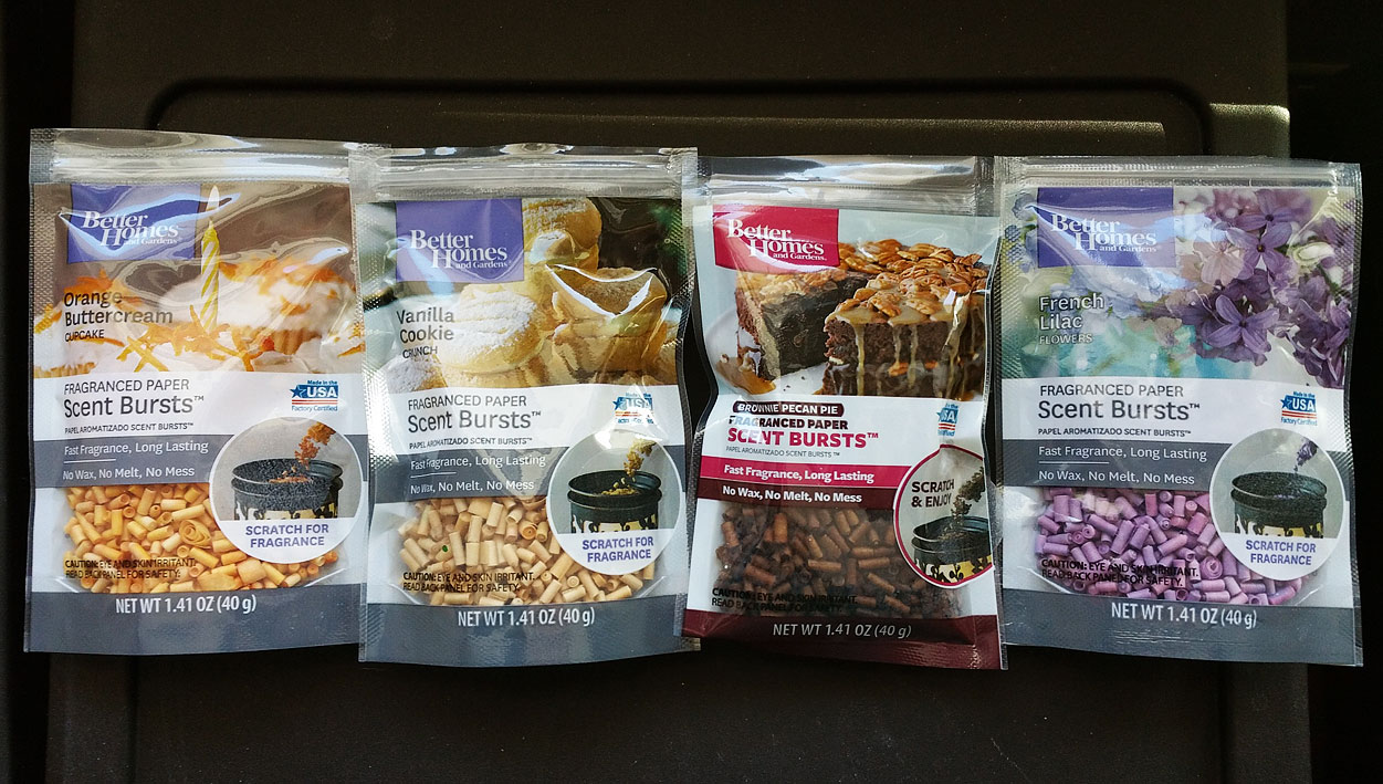 Scented Wax Melt Reviews Better Homes and Gardens Fragranced Paper