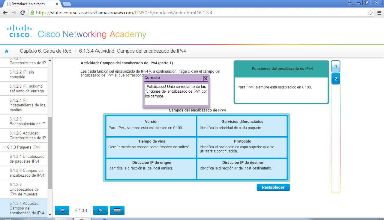 Cisco CCNA: 6.1.3.4