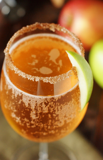 Apple Pie Champagne Cocktail image