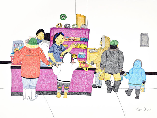 Annie Pootoogook, Untitled, 2006 © Annie Pootoogook
