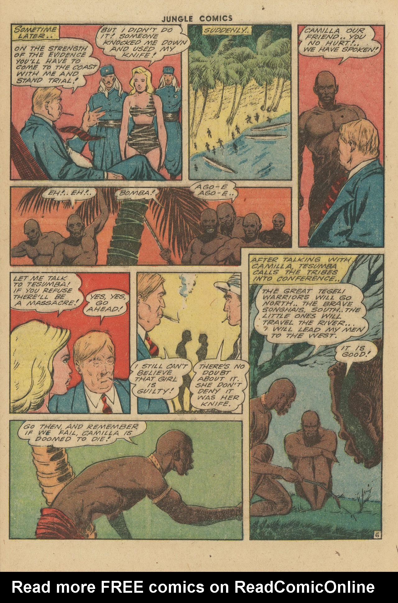 Read online Jungle Comics comic -  Issue #54 - 48