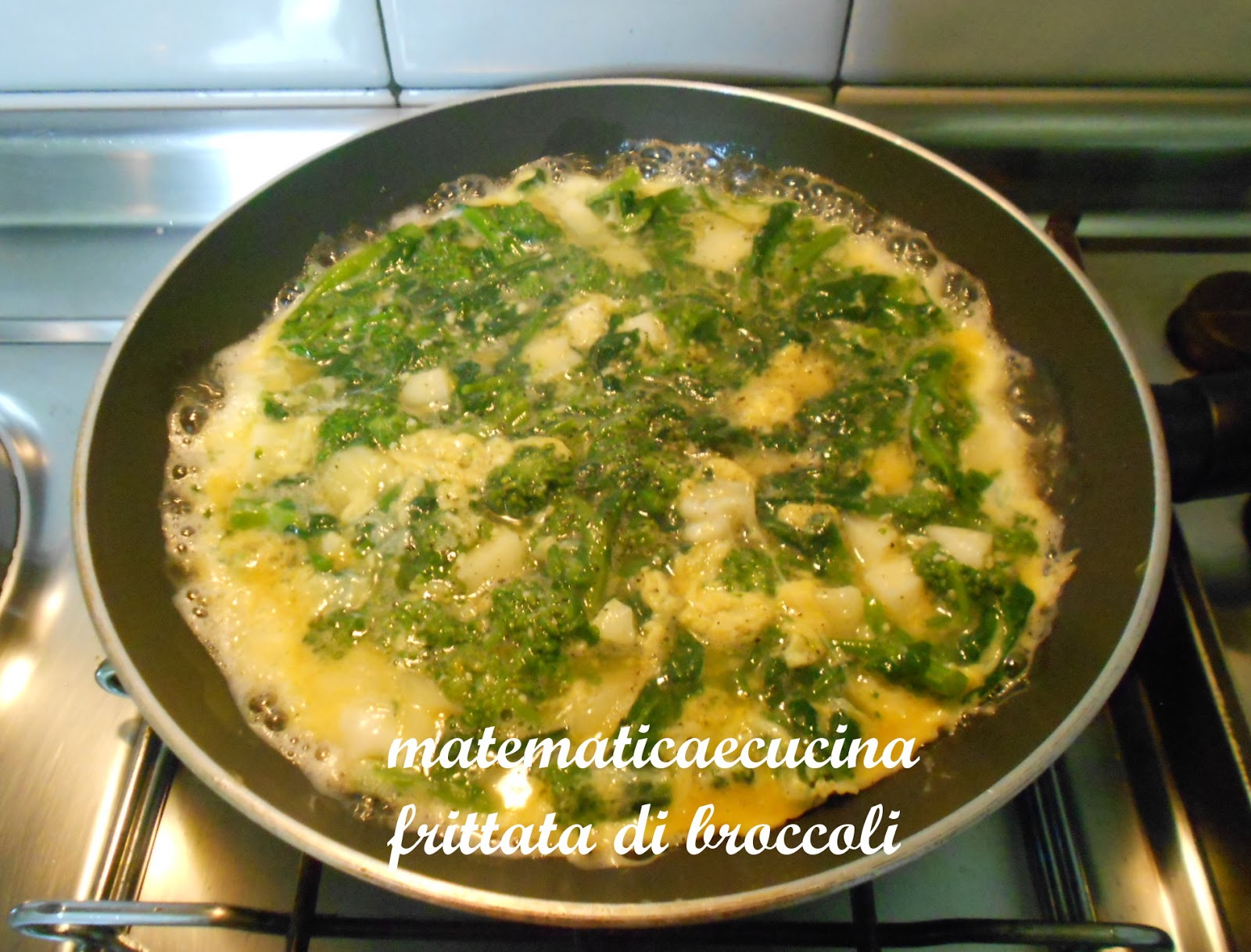 mtematicaecucina Frittata di Broccoli e Scamorza