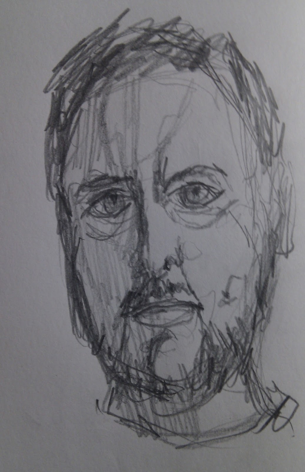 Dan Wood OCA Drawing 1 Exercise Drawing your face
