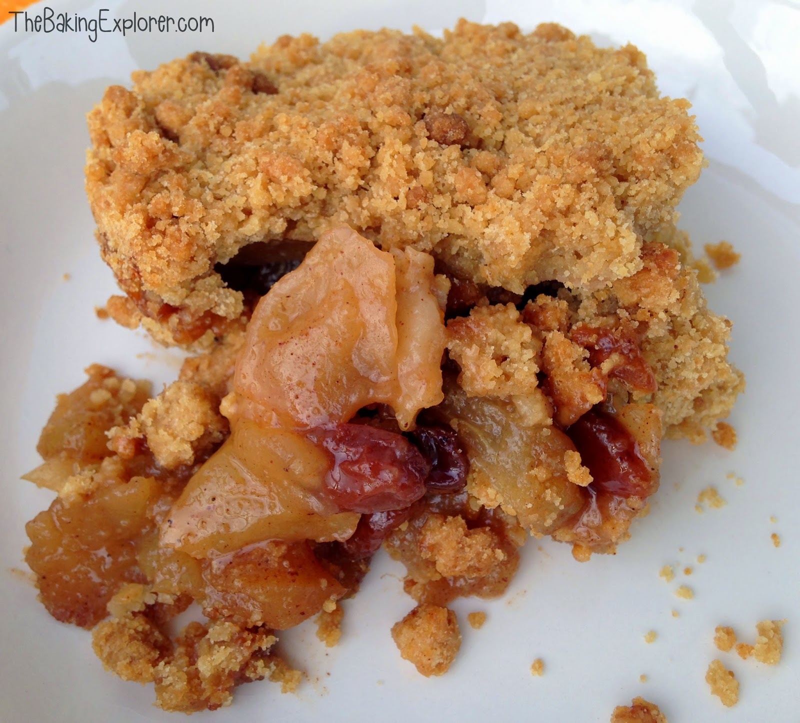 Spiced Apple Crumble The Baking Explorer