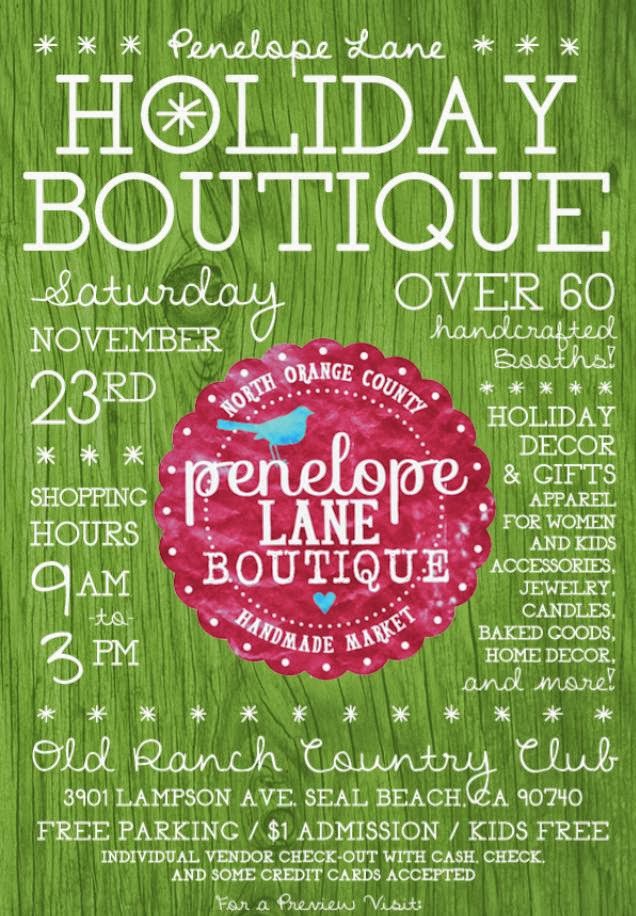 Penelope Lane Boutique Penelope Lane Holiday Boutique Vendors