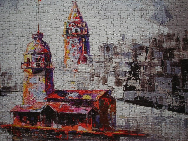 Ks Games Kiz Kulesi Ve Galata Silueti 1000 Parca Puzzle Teacher Puzzle Master