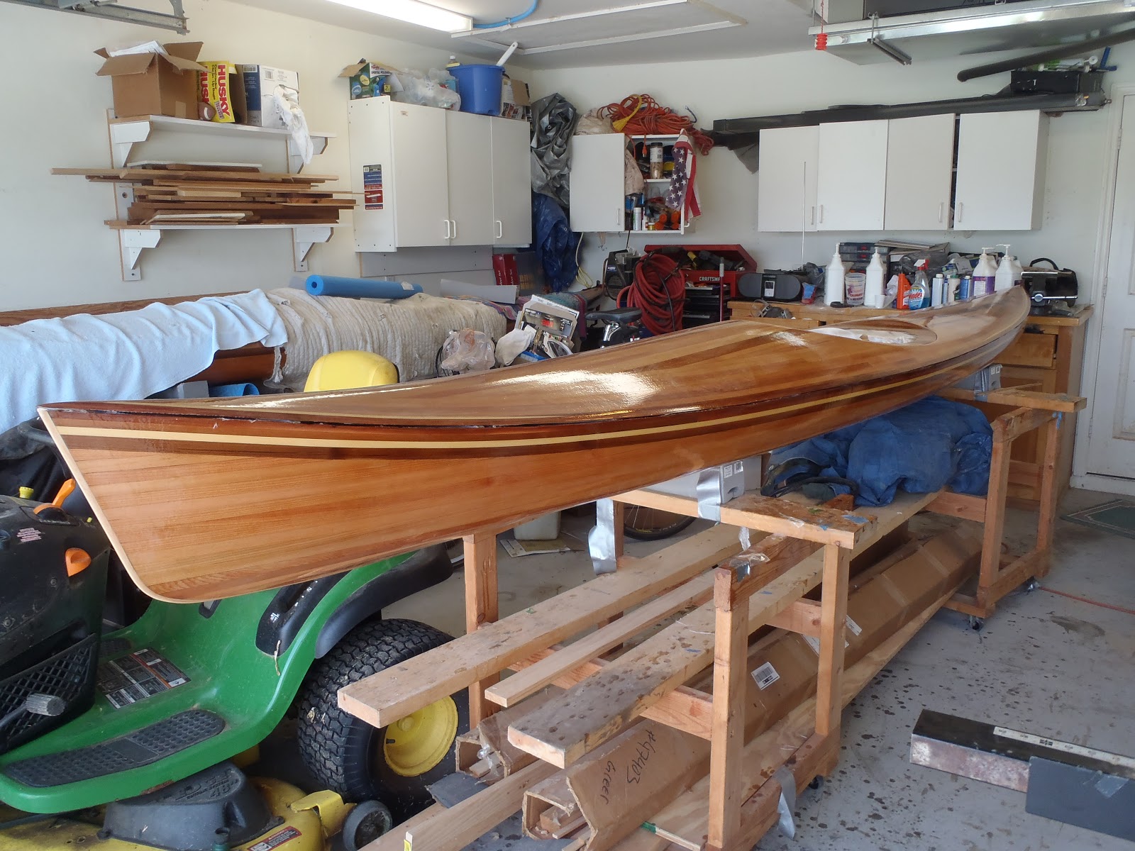 Guillemot "Simple Design" Kayak Build Epoxy Fill Coats and Cockpit Riser