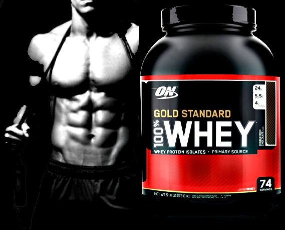 Suplemento proteico Gold Standard masa muscular