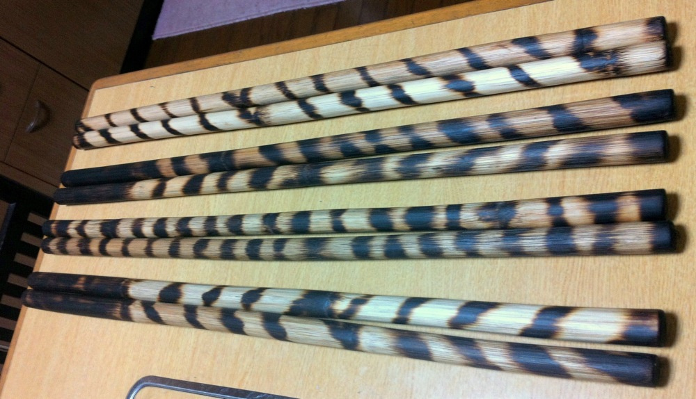 Father and Son's Martial Arts Fun Training Homemade Arnis/Escrima/Kali