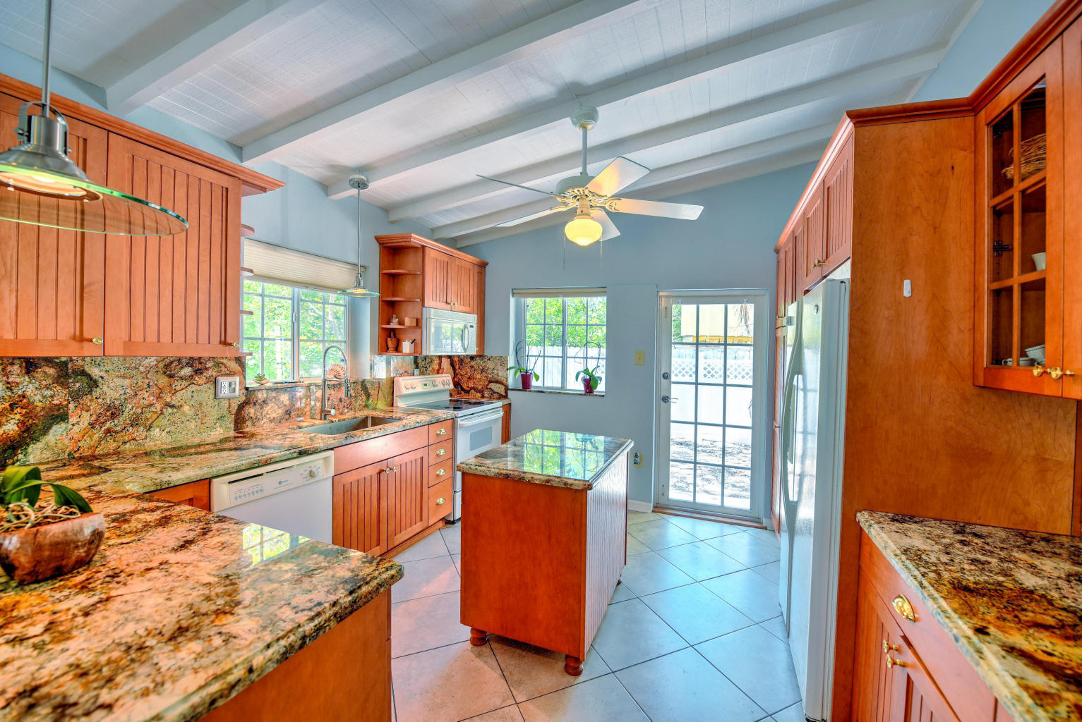 Real Estate in the Florida Keys CBS canal front cottage on oversized