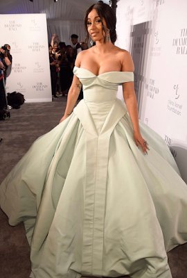 Cardi B 2017 Diamond Ball Dress Picture