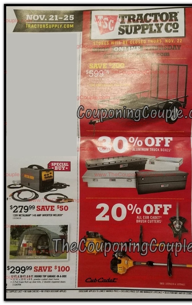 Tractor Supply Friday tools 2018 ad