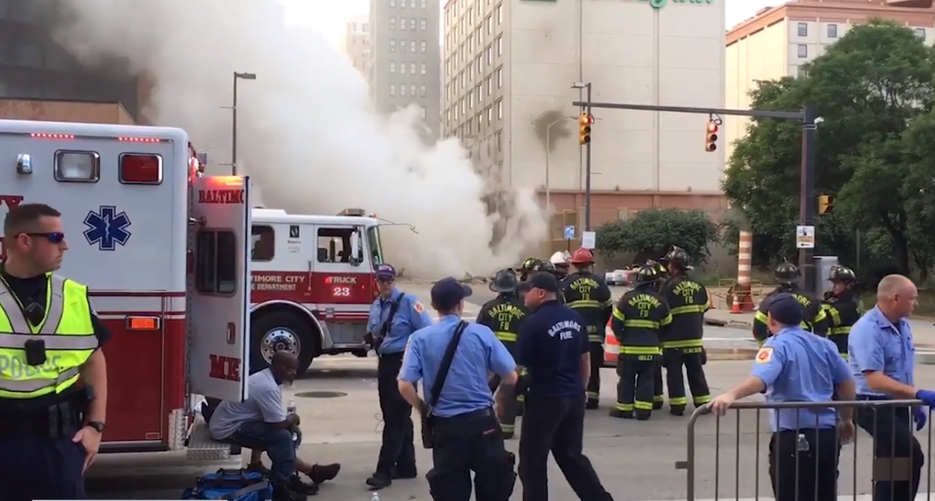 Community Architect Daily Baltimore infrastructure woes steampipe