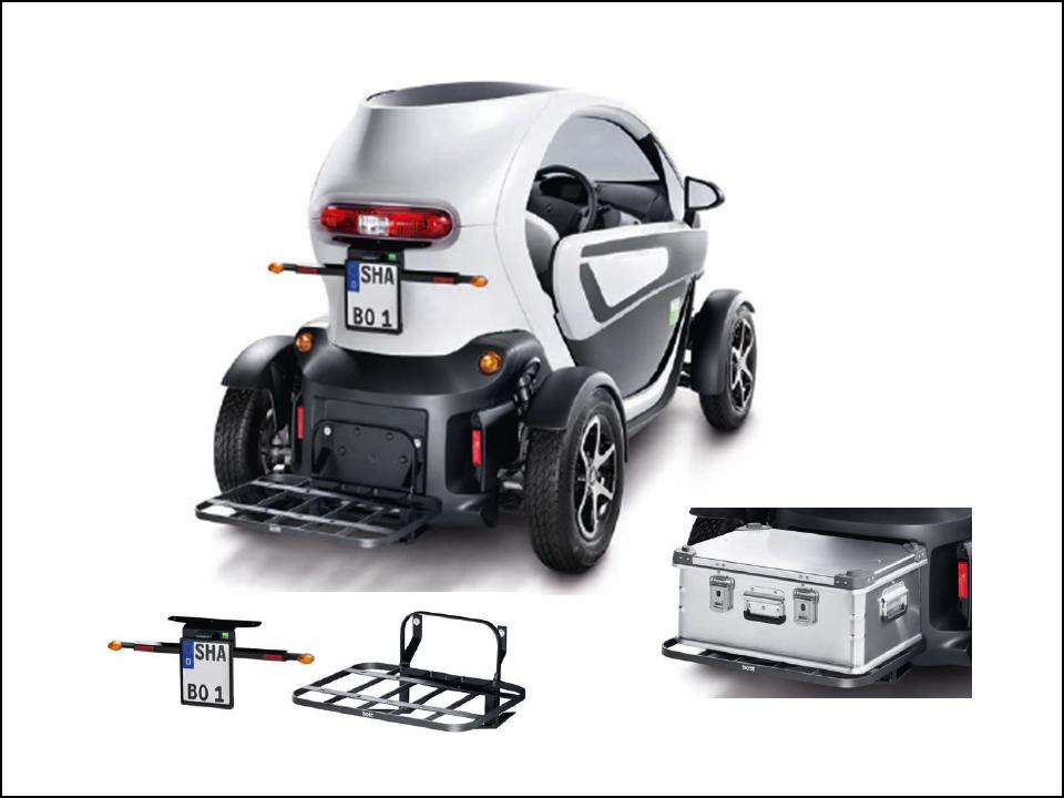 BOTT: Porte bagages pour Renault Twizy