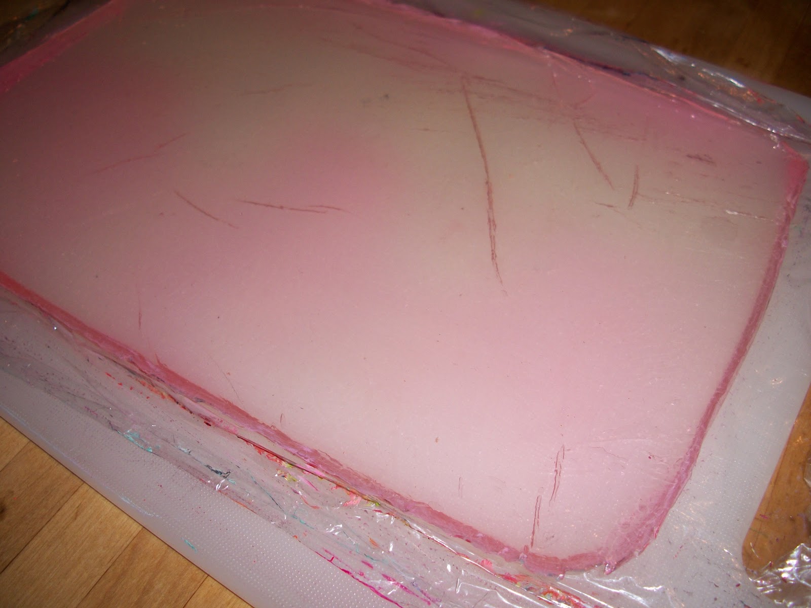 Le Fae's Trinkets Permanent Gelatine plate made with Gelatin leaves