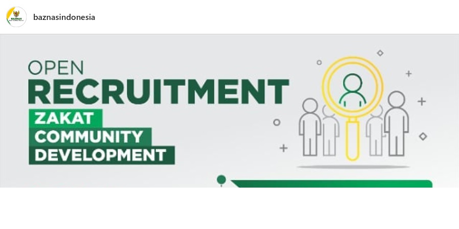 Open Recruitment Lowongan Kerja Badan Amil Zakat Nasional (Baznas) Pendaftaran Dibuka Hingga 24 April 2018 Secara Online