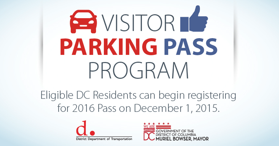 bloomingdale time to register for your 2017 Visitor Parking Pass (VPP