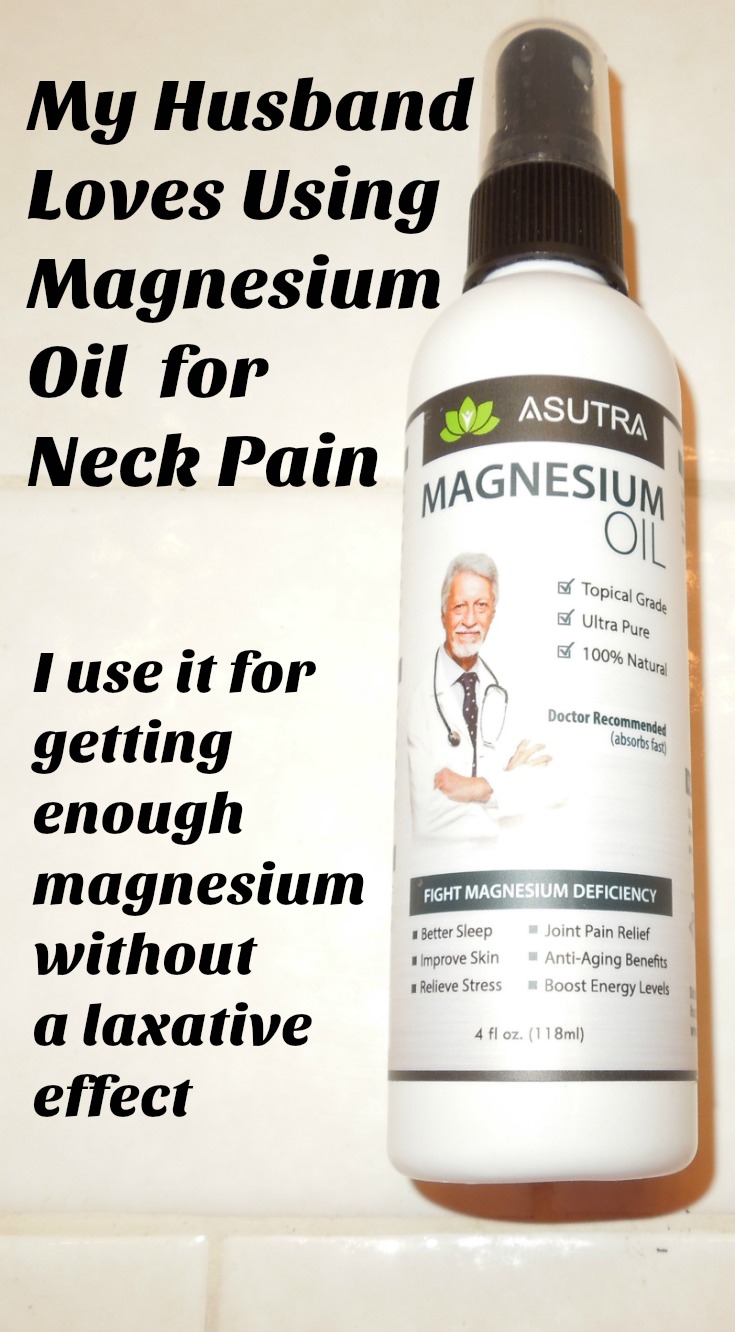 Review: My Husband Loves Using Magnesium Oil for Neck Pain. Most people don't get enough magnesium. Do you? 