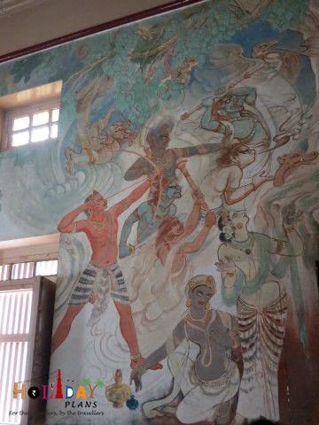 Fresco inside temple