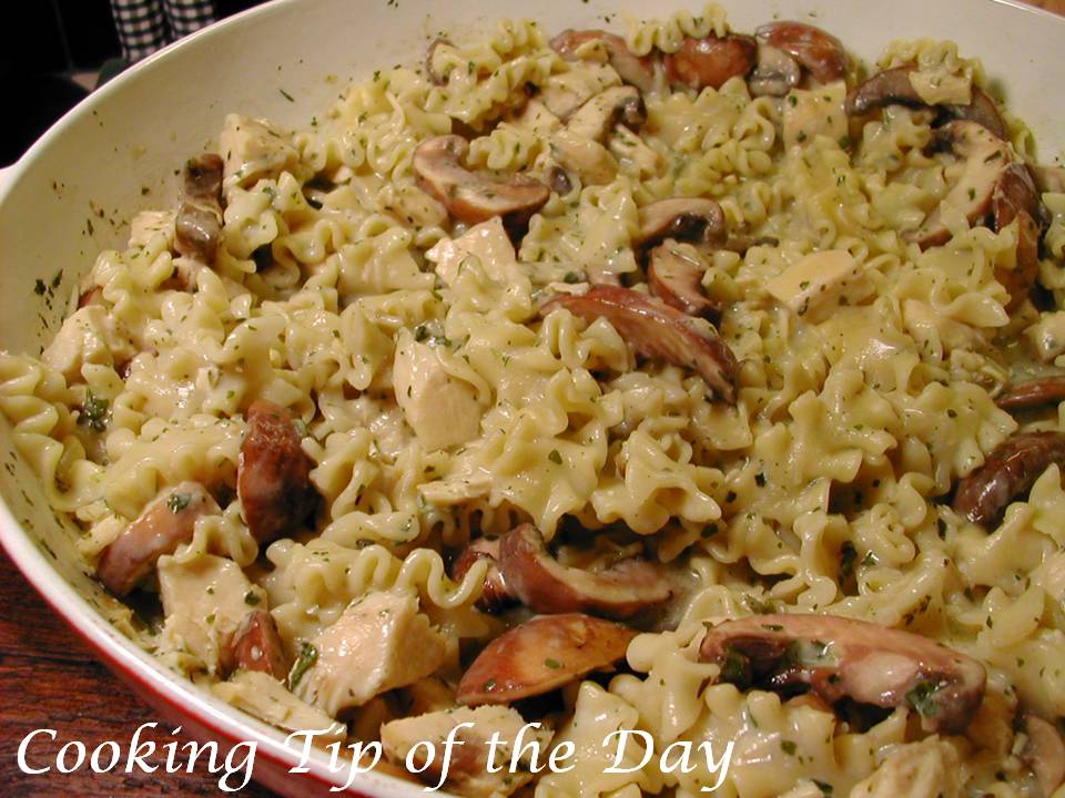 Cooking Tip of the Day Creamy Pesto Chicken and Portobello Skillet