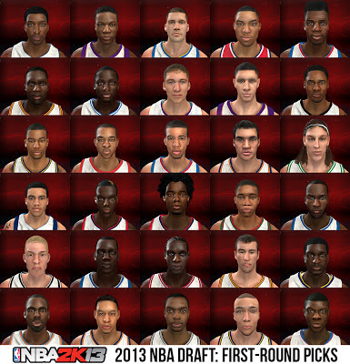 NBA 2K13 Round 1 Draft Picks Rookies 2013