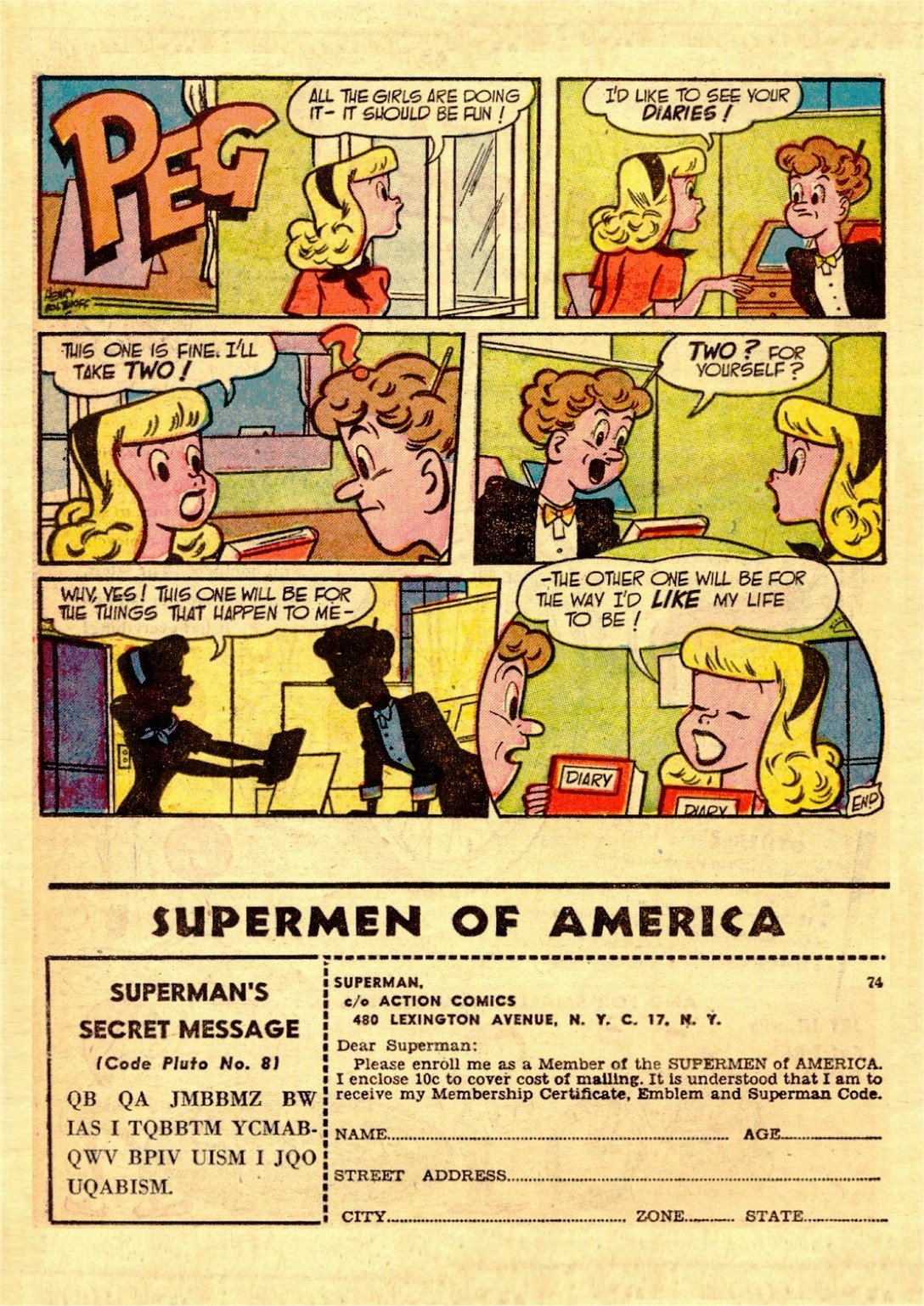 Read online Superman (1939) comic -  Issue #74 - 32