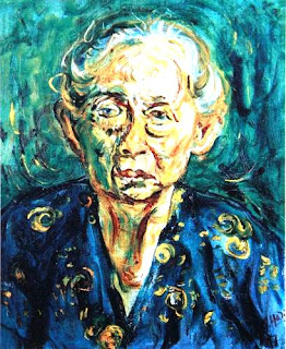 Lukisan Karya Affandi dengan Tema My Mother Lukisan Karya Affandi dengan Tema My Mother _ Medium: Oil paint, Canvas _ Tahun Pembuatan: 1947 _ Dimensi Karya: mm x 35 mm x 45 mm _ Deskripsi: Foto karya berasal dari buku "Affandi Vol I,II,III", koleksi Perpustakaan IVAA.