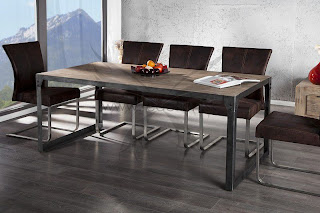 luxusne stoly z kovu, jedalenske kovove stoly, drevene stoly do kuchyne