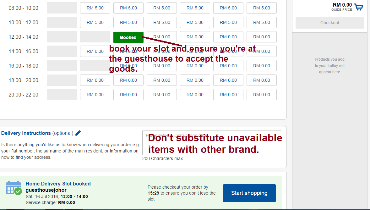 Tesco Delivery Guesthouse