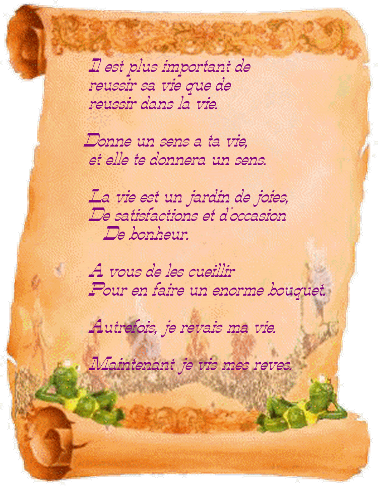 Citations Option Bonheur Parchemin Avec Citation Sur Le Sens De La Vie