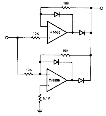 Precision full wave Rectifier Circuit Diagram | Electronic Circuit