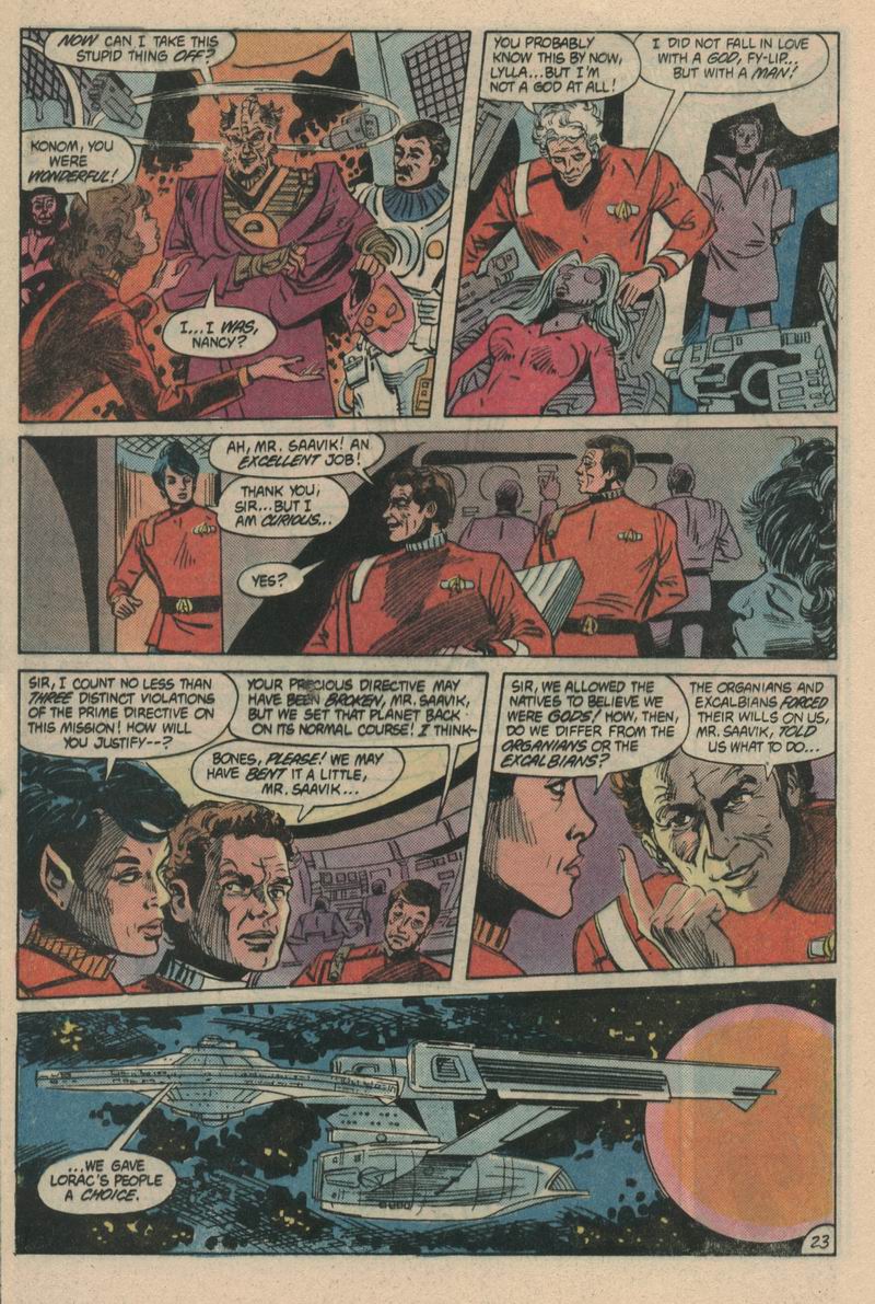 Read online Star Trek (1984) comic -  Issue #5 - 24