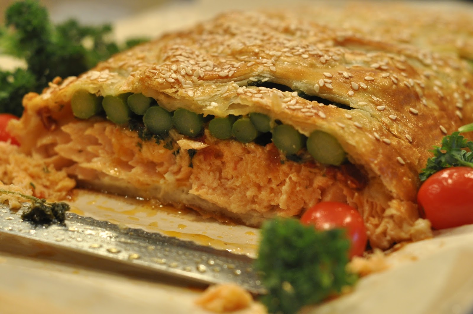 Salmon in Puff Pastry Simple Ingredients