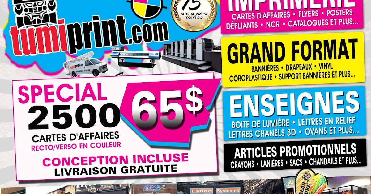 imprimerie montreal tumiprint