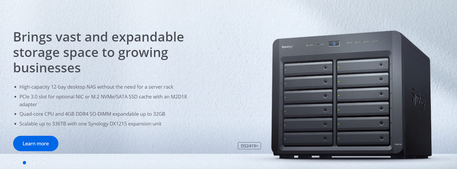 SYNOLOGY to expand its portfolio in India for 2019. 