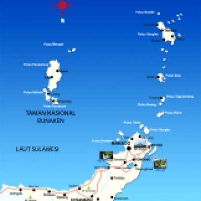 Gambar Peta Sulawesi Utara