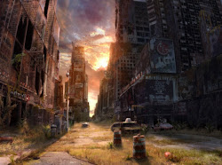 destroyed wallpapers background cities apocalyptic street backgrounds