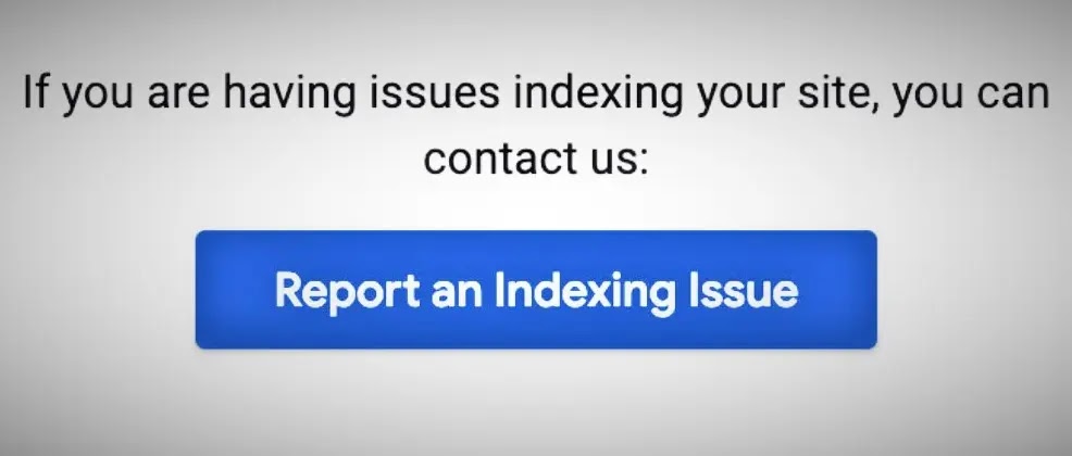 Report Indexing Issues in Google Search Console