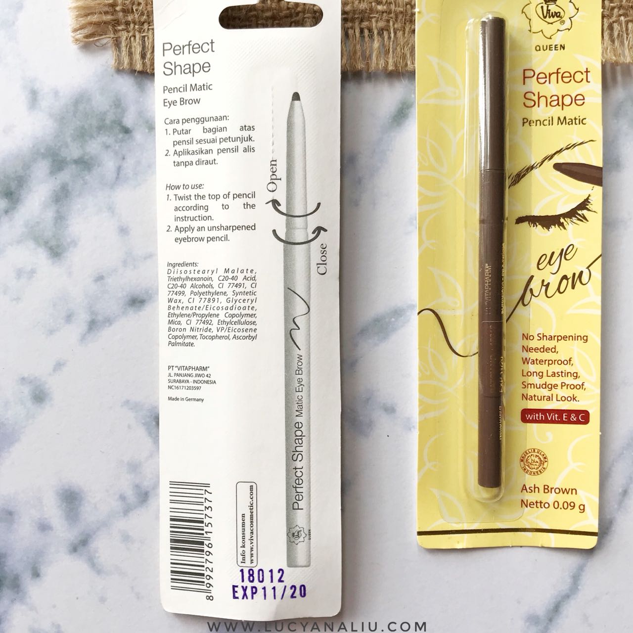[Review] VIVA QUEEN Perfect Shape Pencil Matic Eye Brow Lucy's Blog