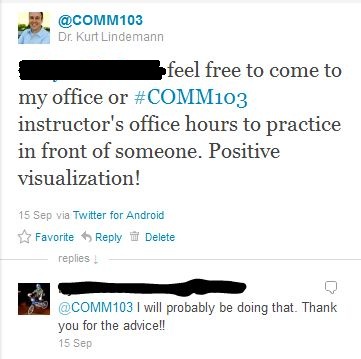 Professional Raconteur: The racket of Professing: Top COMM 103 Student