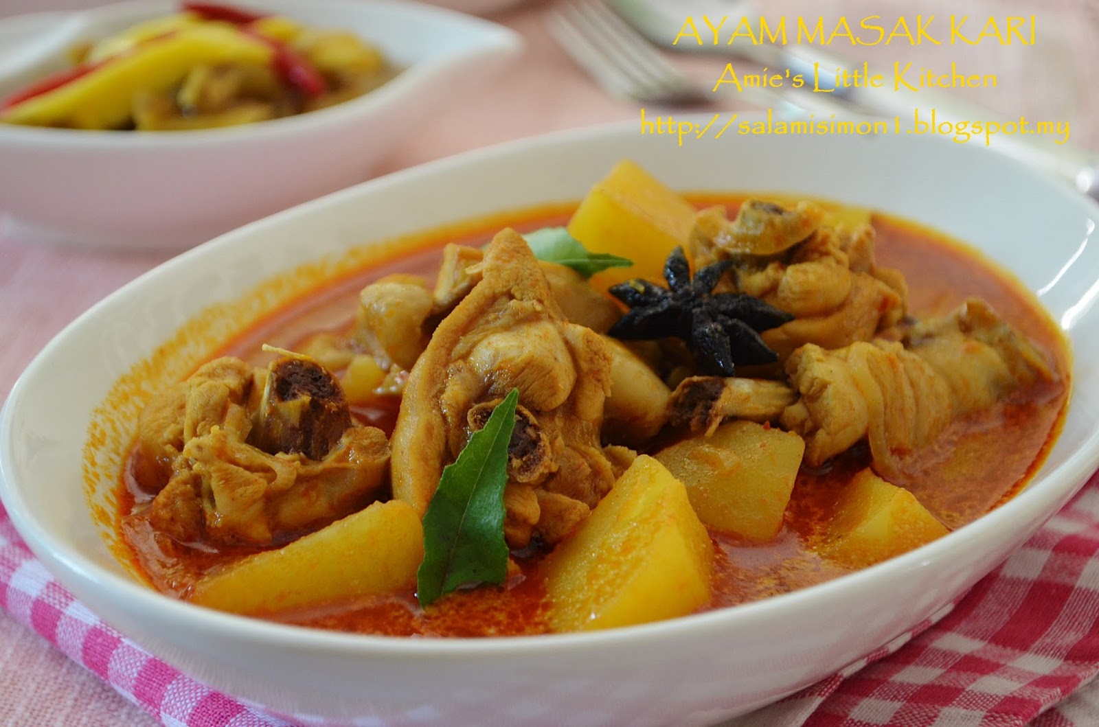 Ayam Masak Kari - Amie's Little Kitchen