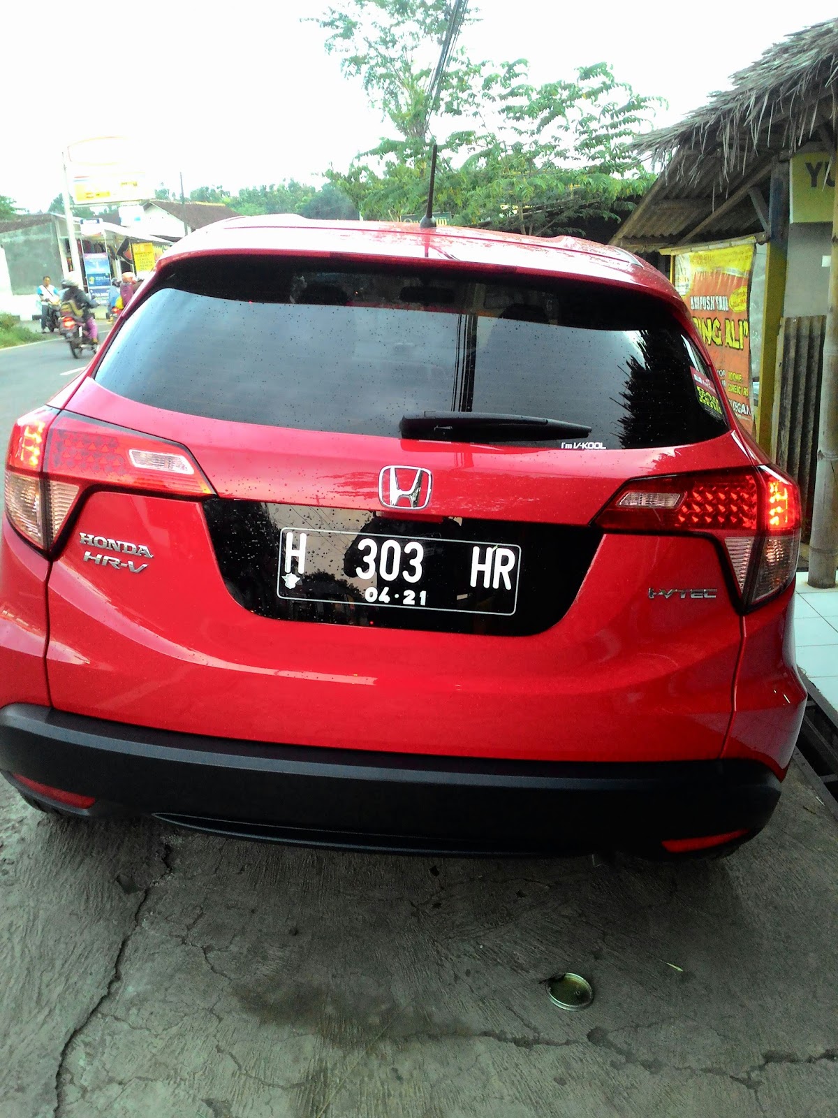 Variasi plat nomor Najwa