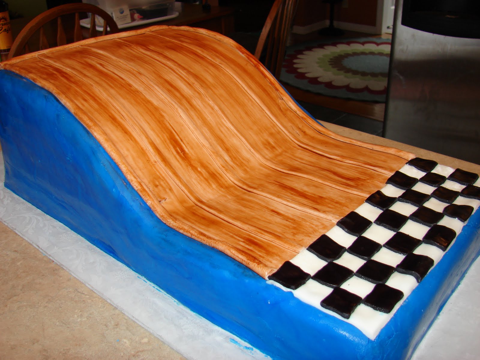 Ipsy Bipsy Bake Shop Pine Wood Derby Cake
