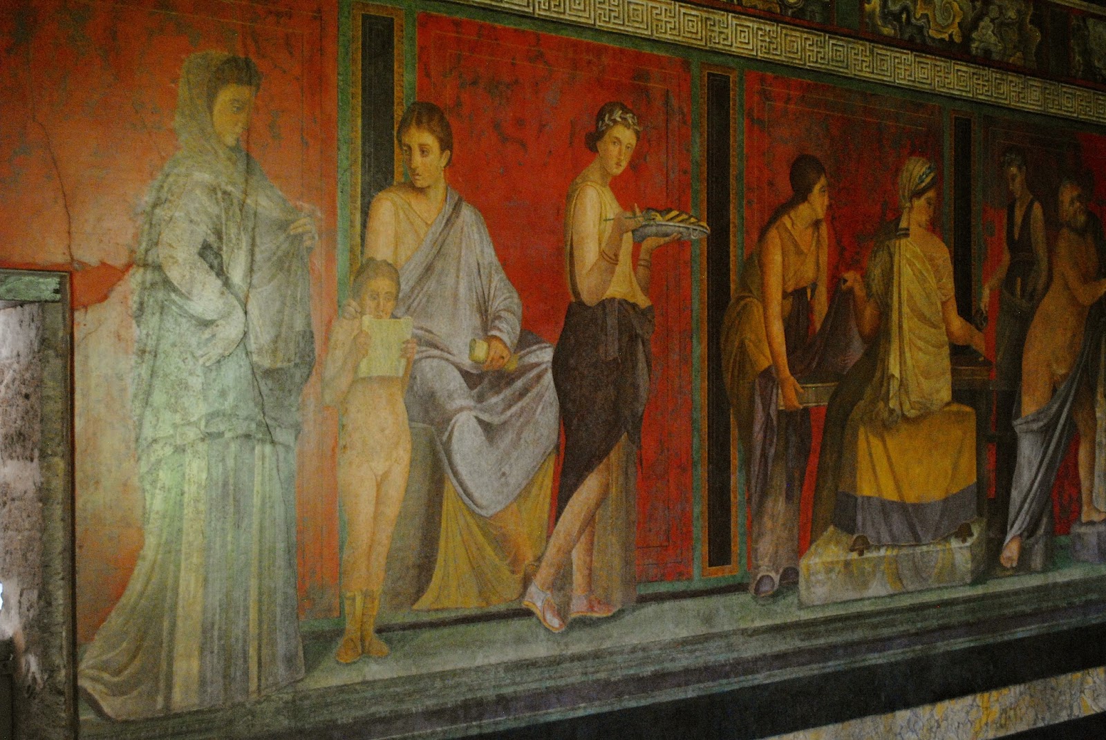 Villa of Mysteries in Pompeii Italy