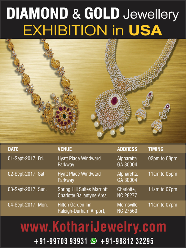 Kothari Jewelry Exhibition in Atlanta Jewellery Designs